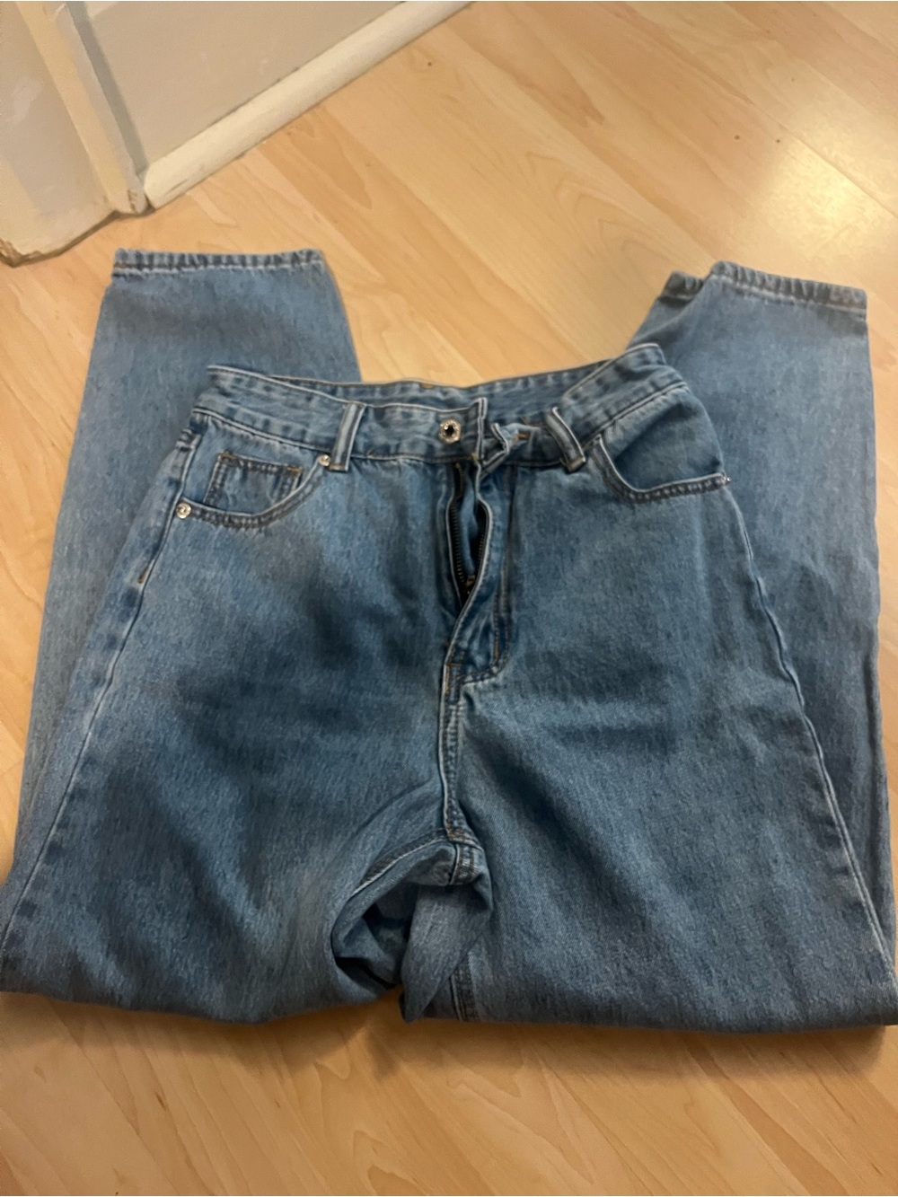 Medium Blue Relaxed Fit Jeans